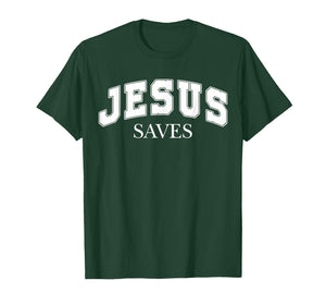 Vintage Jesus Saves Inspirational Christian Faith Tee T-Shirt