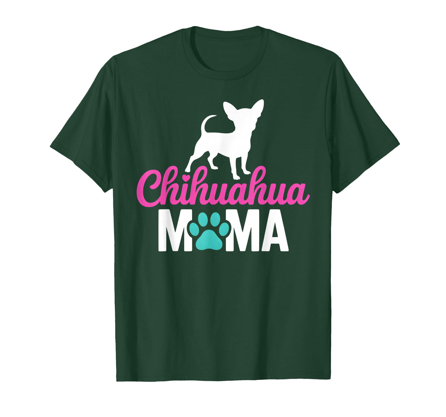 Chihuahua Mom Dog Lover Paw Women T-Shirt