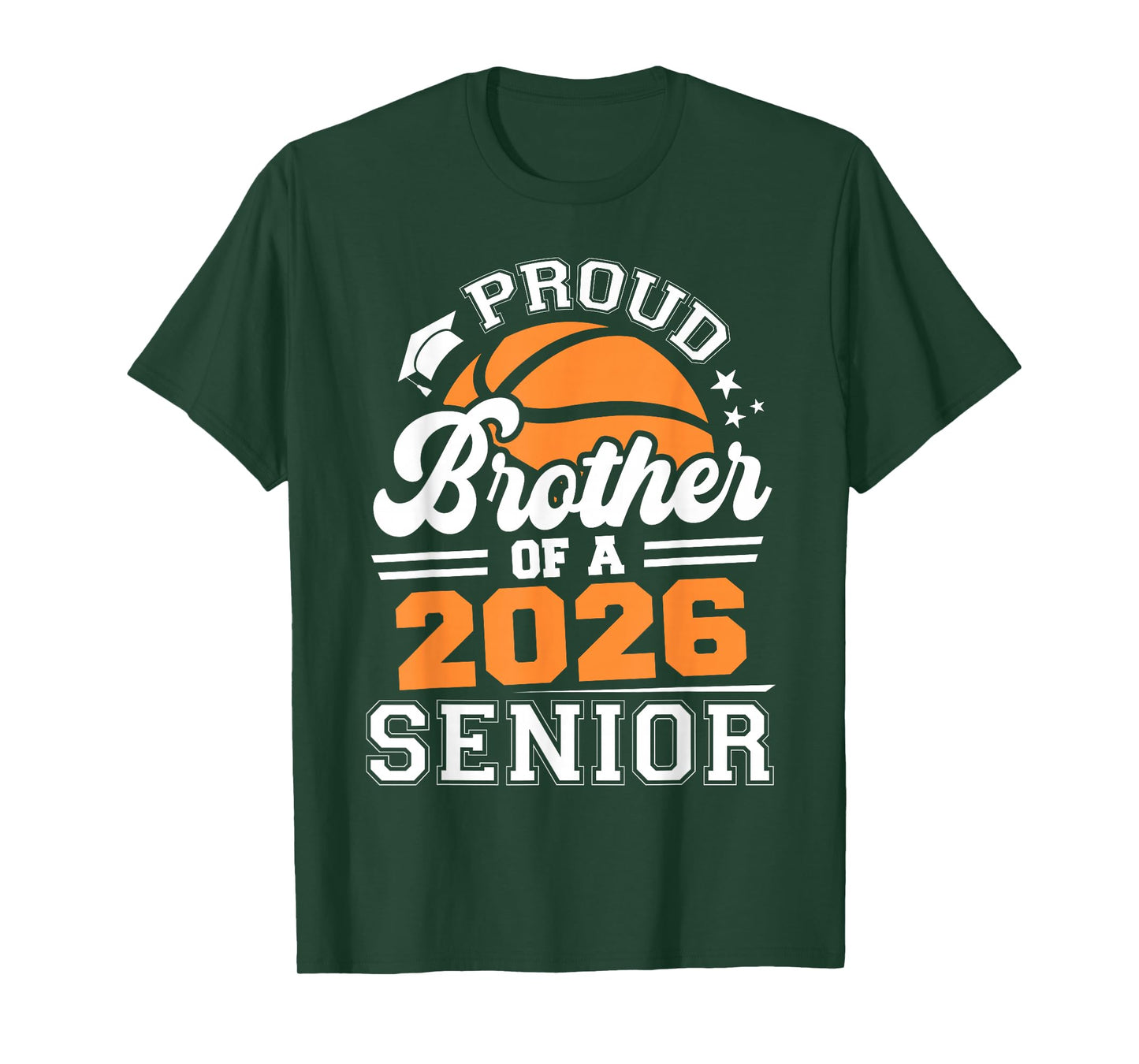 Proud Brother of A Basketball Senior 2026 Graduation T-Shirt