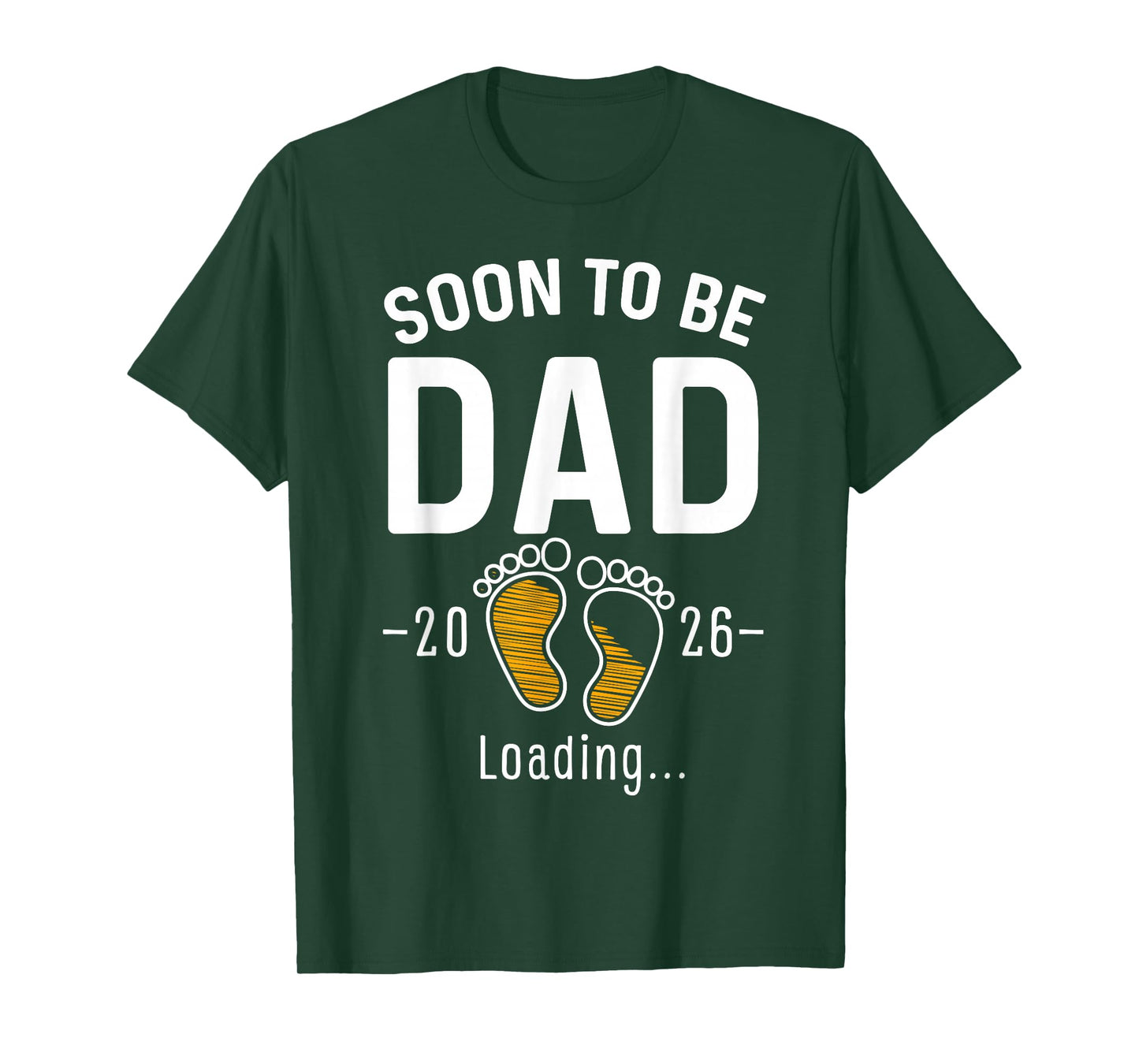 Soon to Be Dad Est 2026 Loading First Time Daddy T-Shirt
