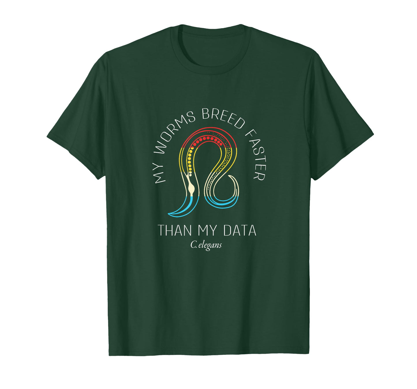 My Worms Breed Faster Biology Student Retro C Elegans T-Shirt