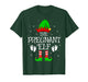 Pregnant Elf Christmas Family Matching Elf Squad Xmas Pajama T-Shirt
