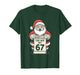 Naughty List Kids Who Say 67 Christmas Six Seven Santa T-Shirt