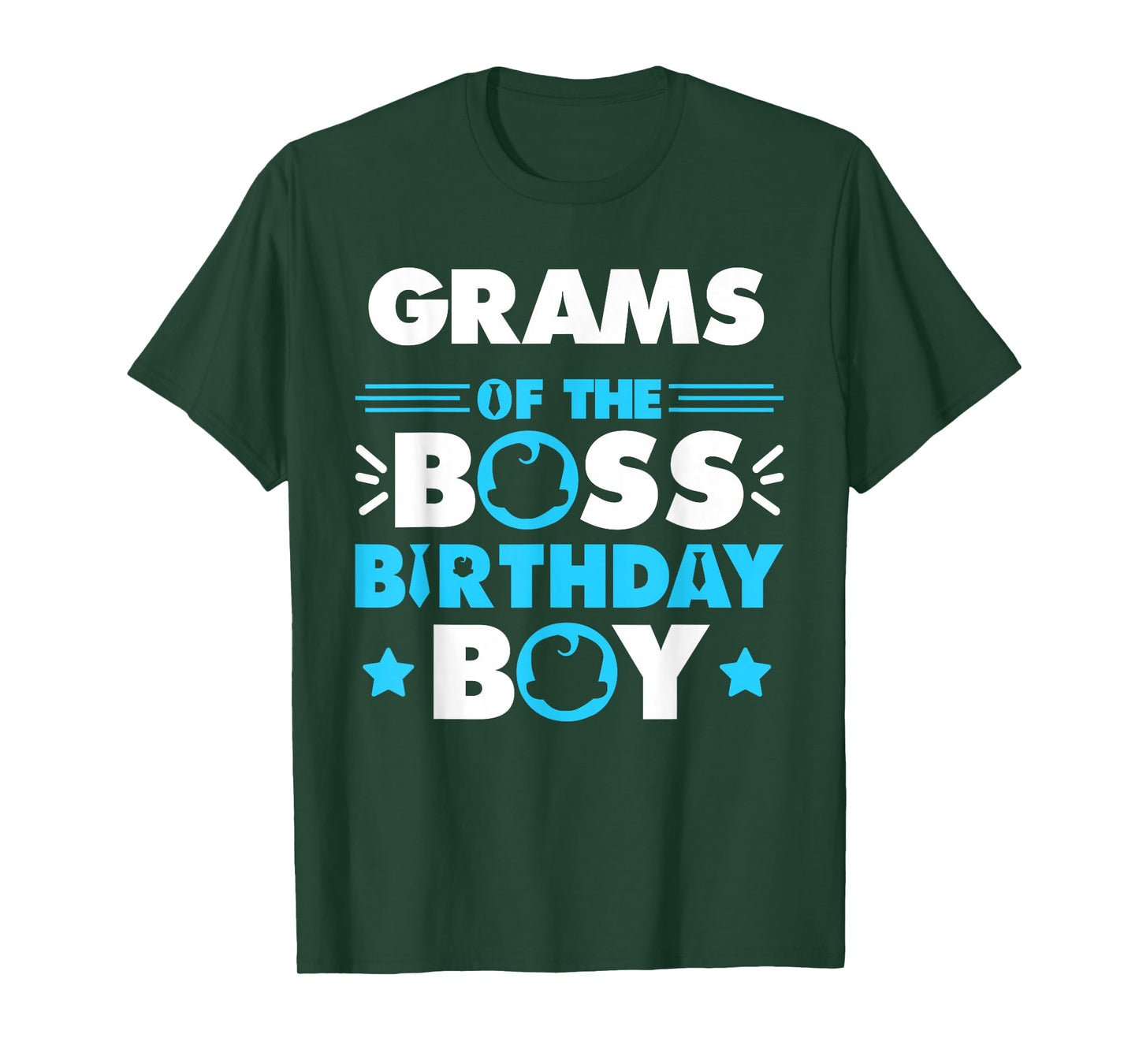 Grams of The Boss Birthday Boy Baby Family Matching T-Shirt