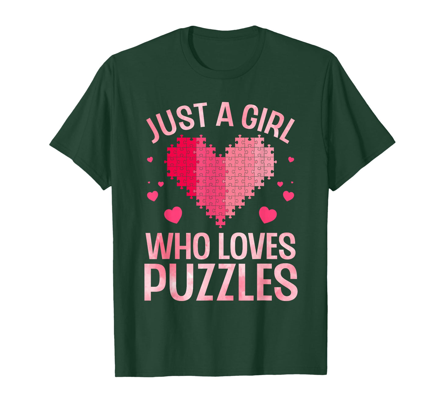 Cool Puzzle Design for Women Girls Jigsaw Lover Puzzle Piece T-Shirt