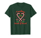 Teacher Teaching is A Work of Christmas Candy Cane T-Shirt