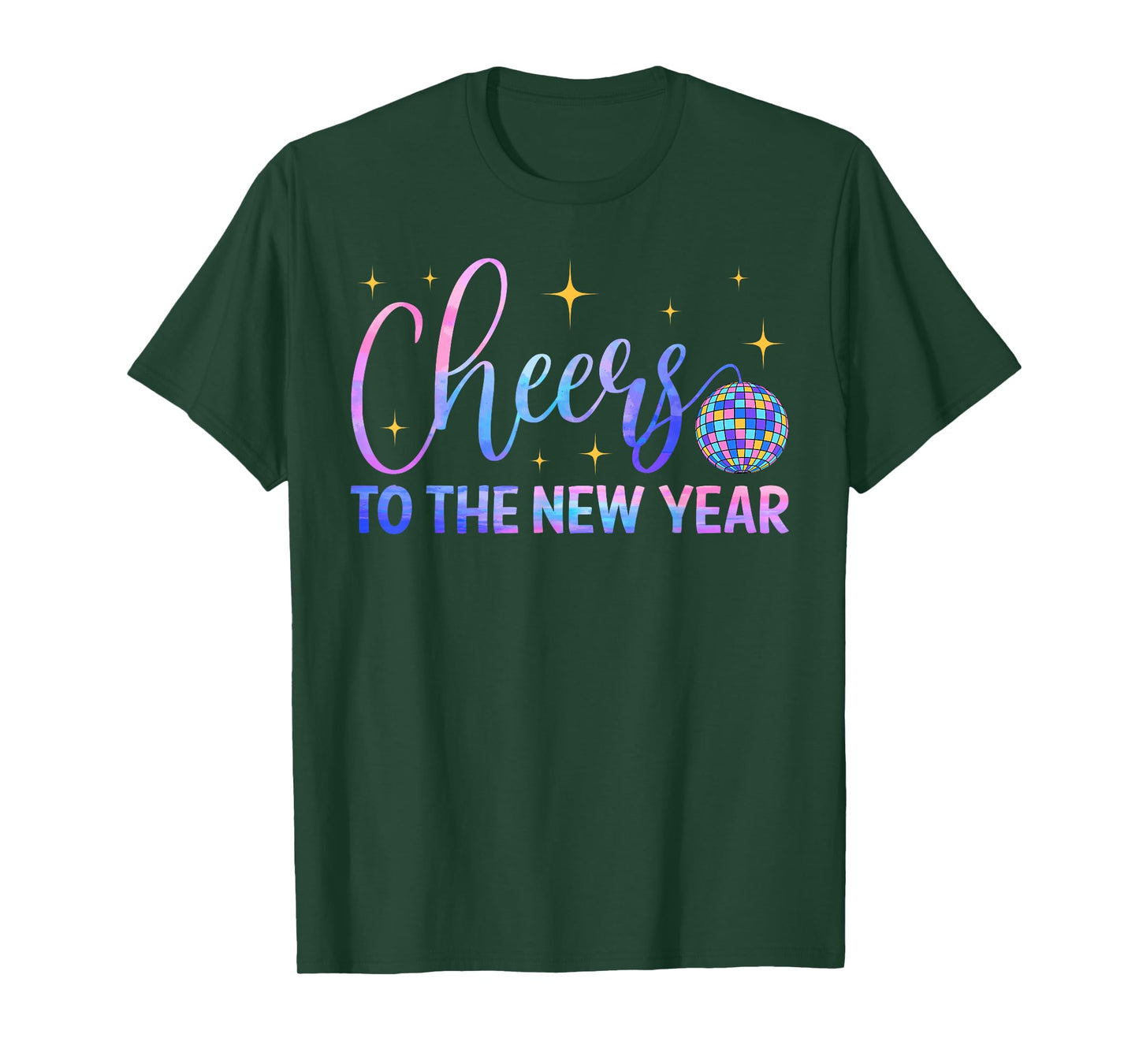 Cheers to The New Year 2026 Disco Ball New Years Eve Party T-Shirt
