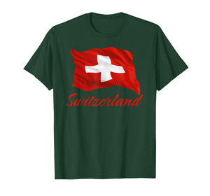 Swiss Flag of Switzerland Patriotic T-Shirt