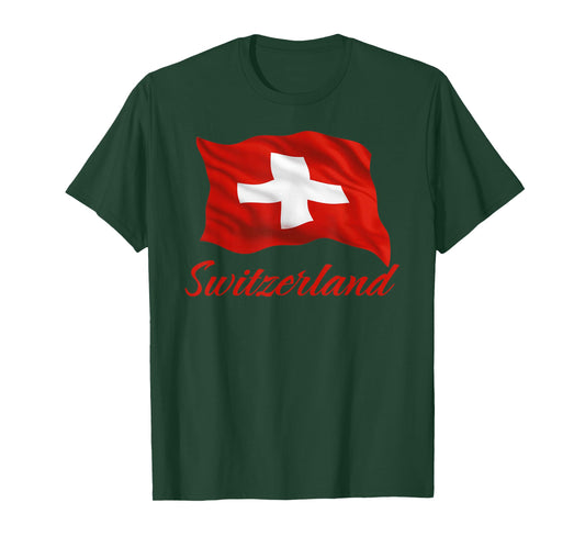 Swiss Flag of Switzerland Patriotic T-Shirt