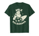 Retro Christmas Mele Kalikimaka Santa Shaka Hawaii T-Shirt