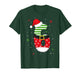 Six Seven Matching 67 Christmas Santa Hat Meme Gen Alpha Z T-Shirt