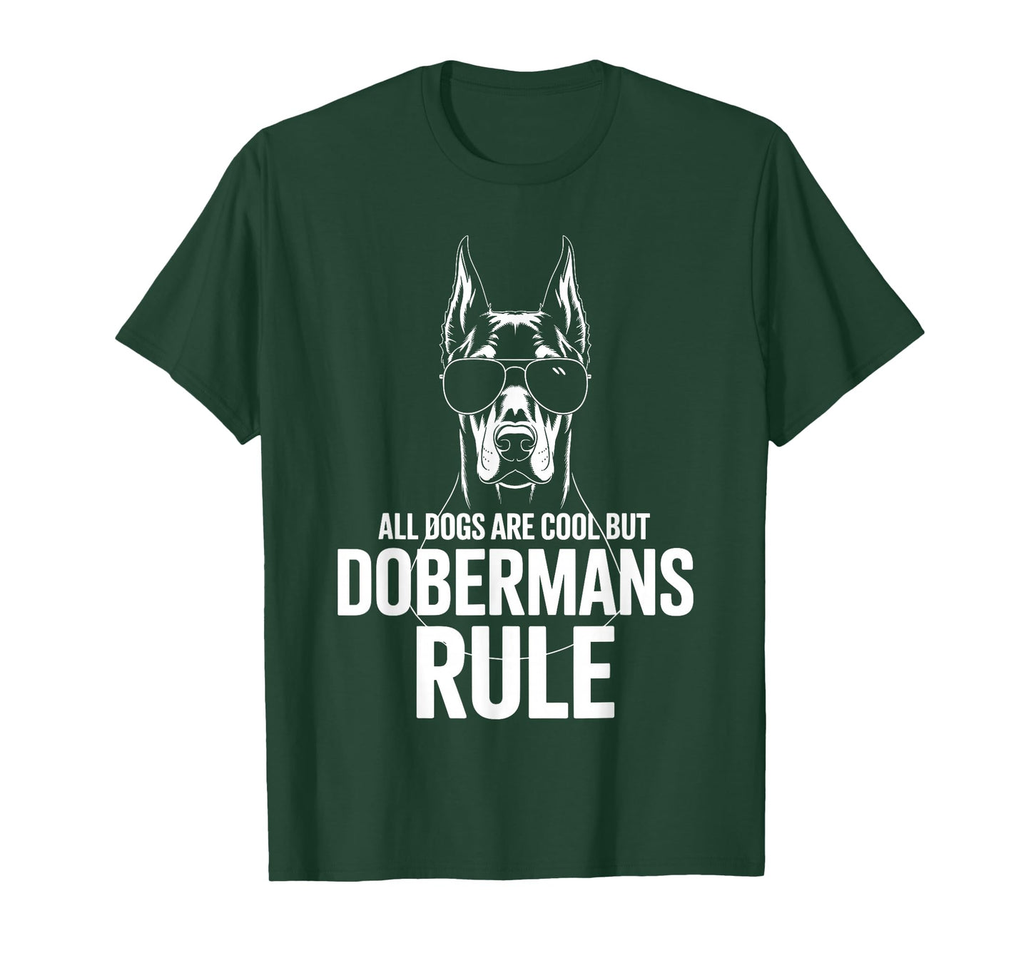 Funny Doberman Art for Men Women Kids Doberman Pinscher T-Shirt