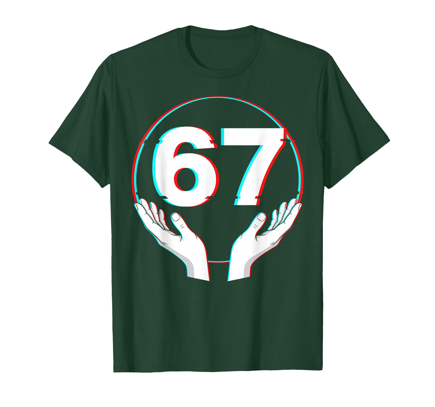 Funny Hands 67 Meme Six Seven Gen Alpha Slang T-Shirt
