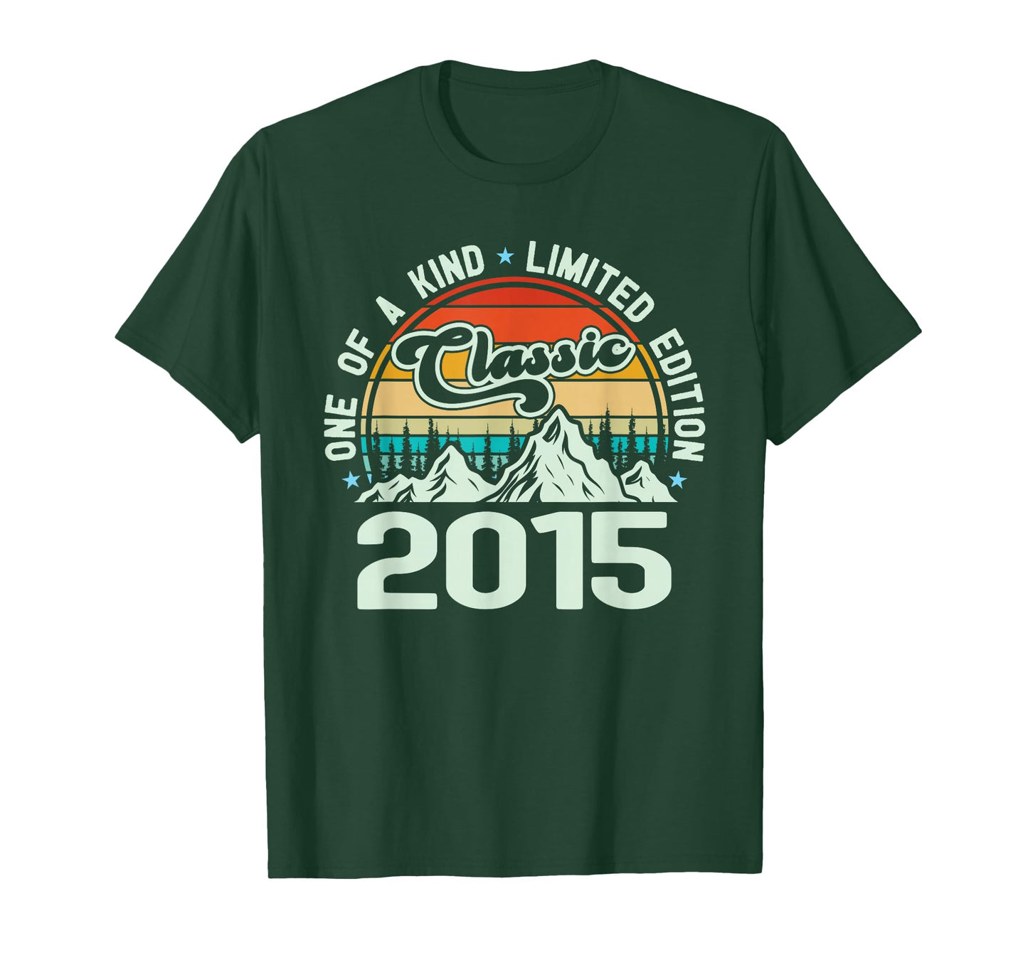 Classic 2015 One of A Kind Mountain Graphic, 2015 Birthday T-Shirt