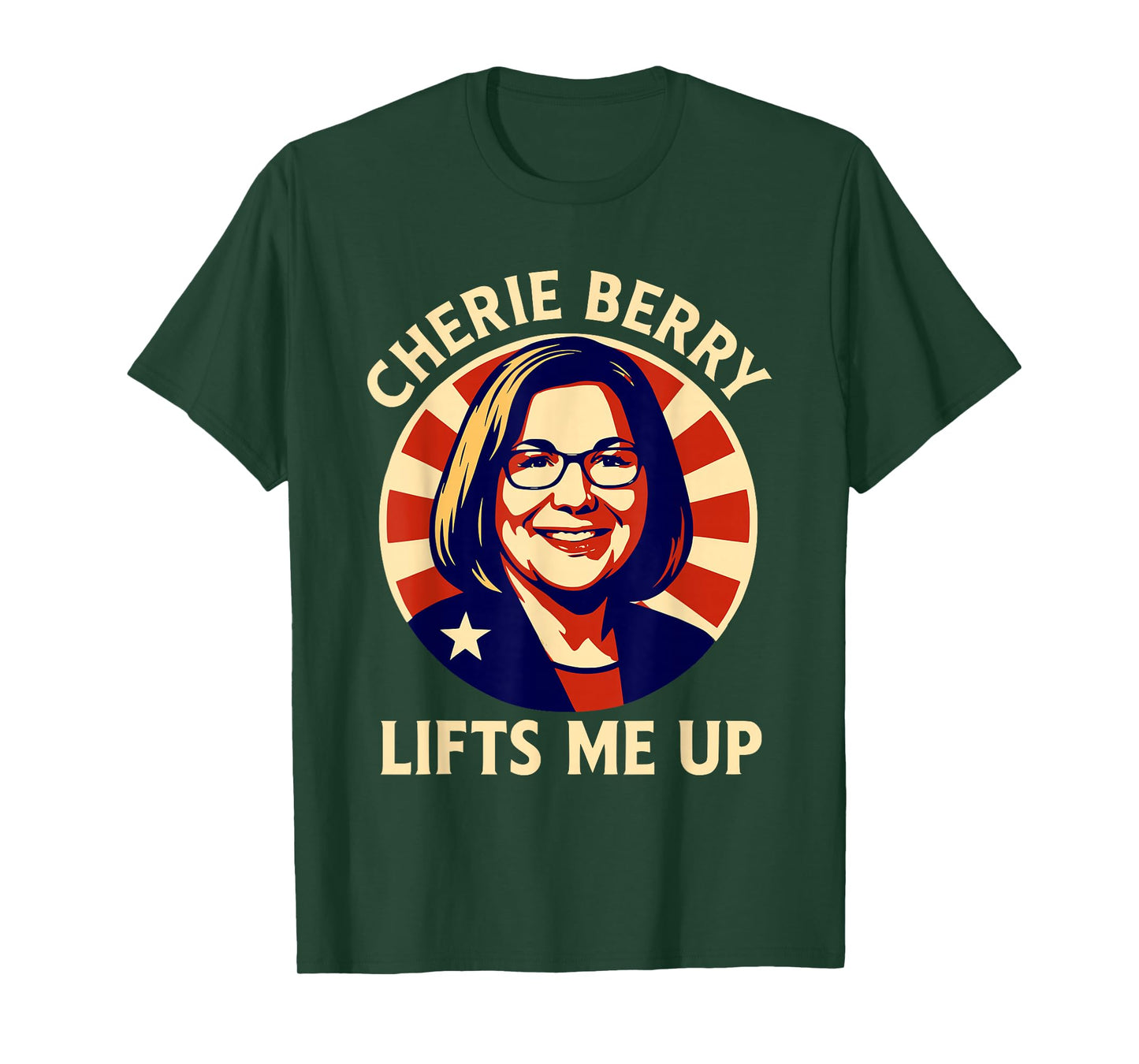 Retro Funny Cherie Berry Lifts Me Up Elevator Poster NC Meme T-Shirt
