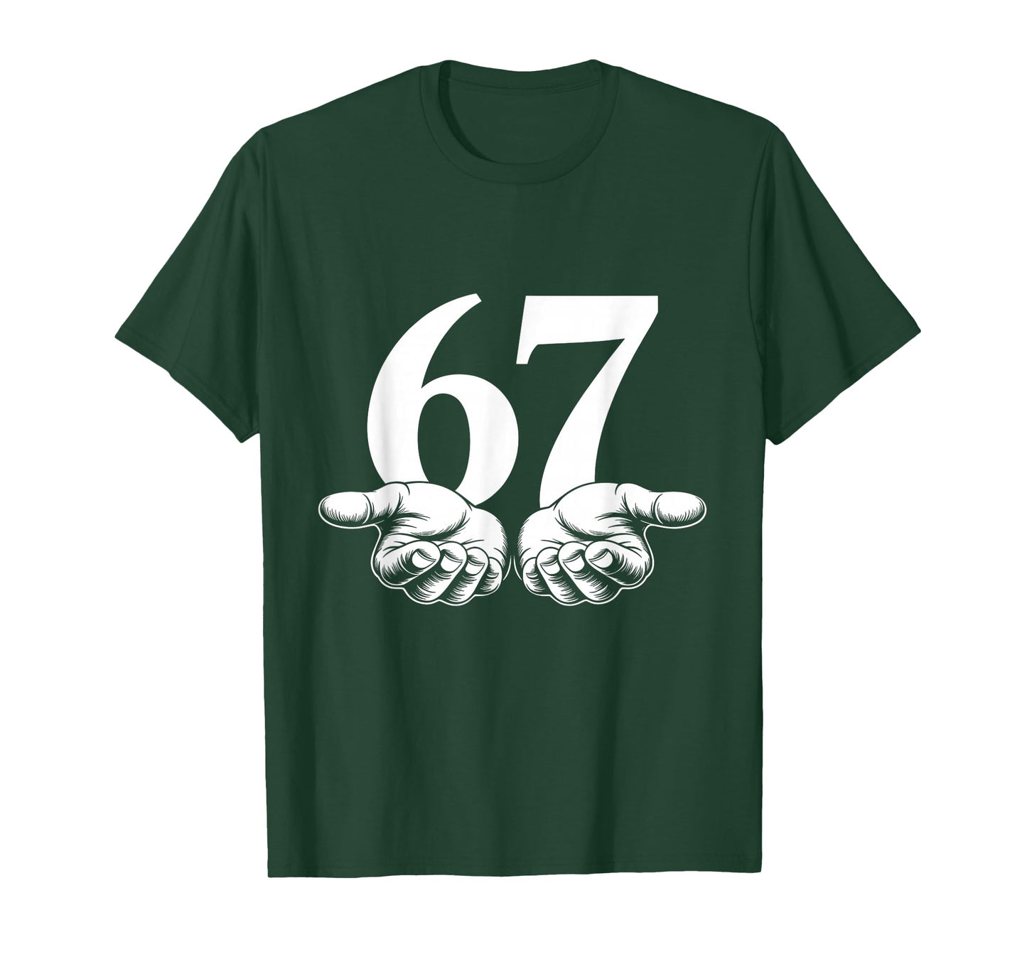 Funny Six Seven 6 7 Meme Gen Alpha Slang T-Shirt