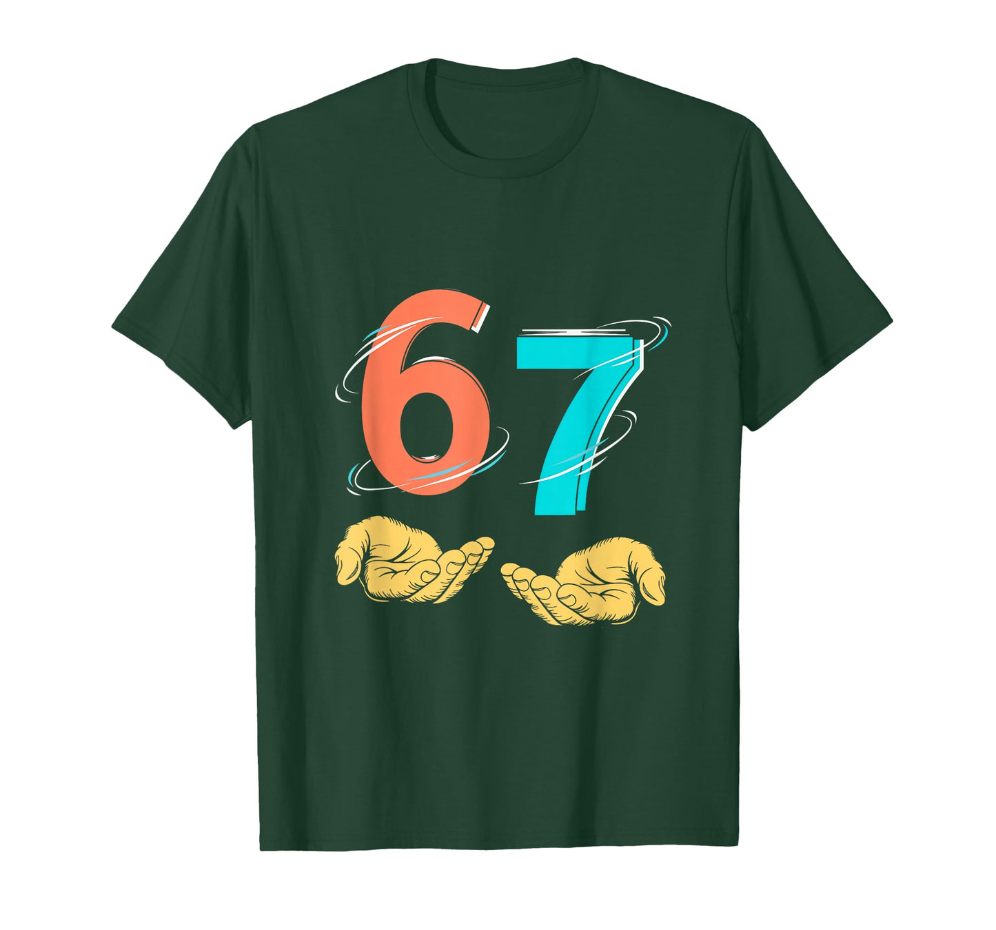 Six Seven 6-7 Meme Funny Height Joke Tee T-Shirt