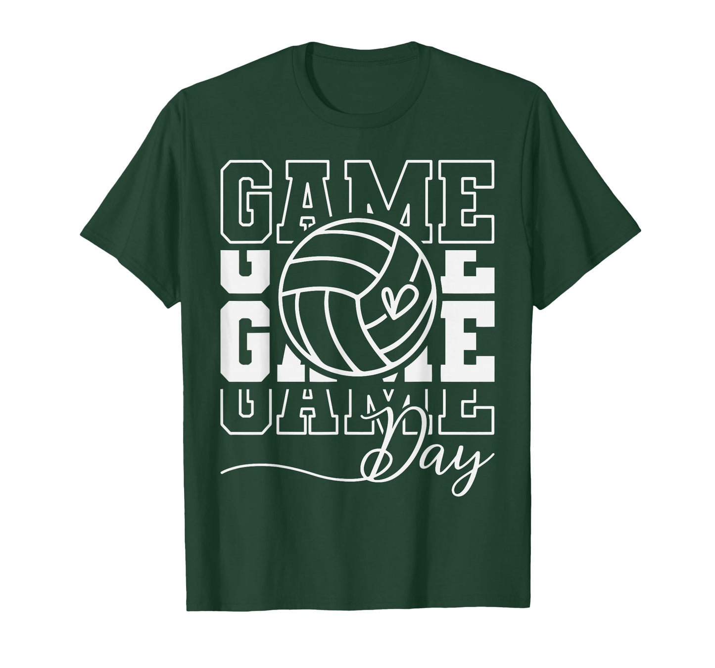 Volleyball Game Day Vibes Volley Lover Player & Coach Womens T-Shirt