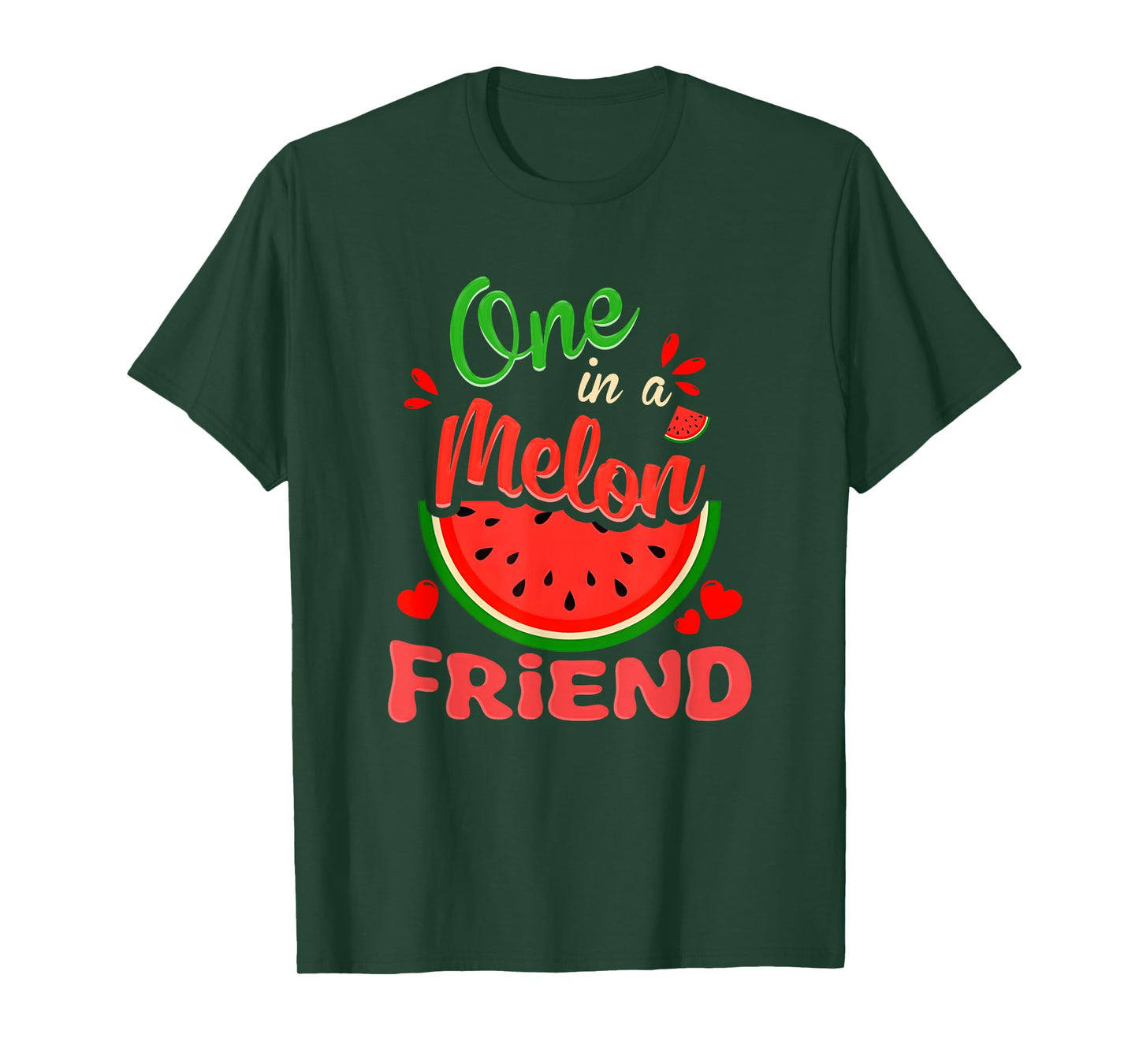 One in a Melon Friend 1st Birthday Party Family Matching T-Shirt