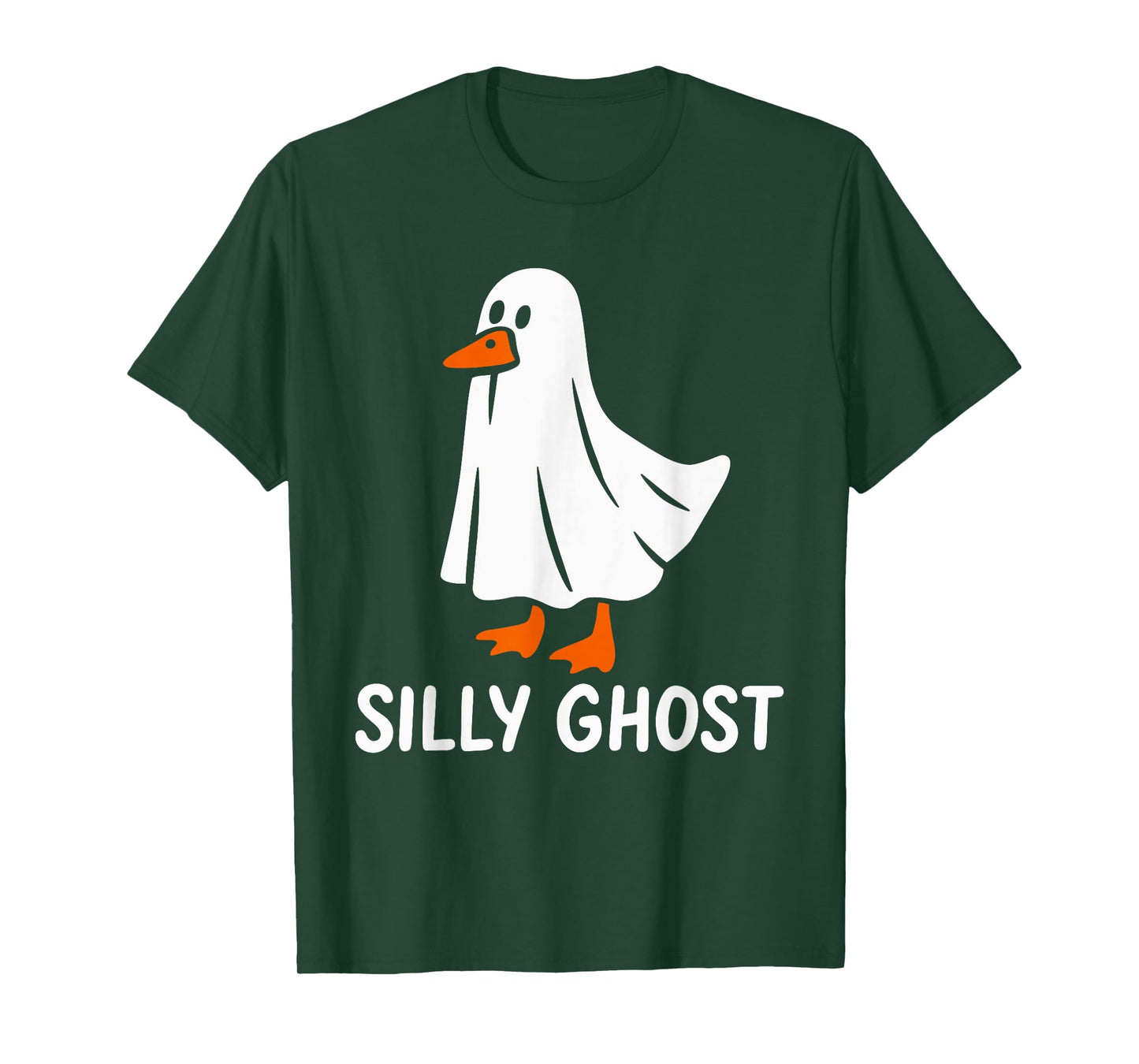 Silly Ghost Men Women Kids Funny Halloween T-Shirt
