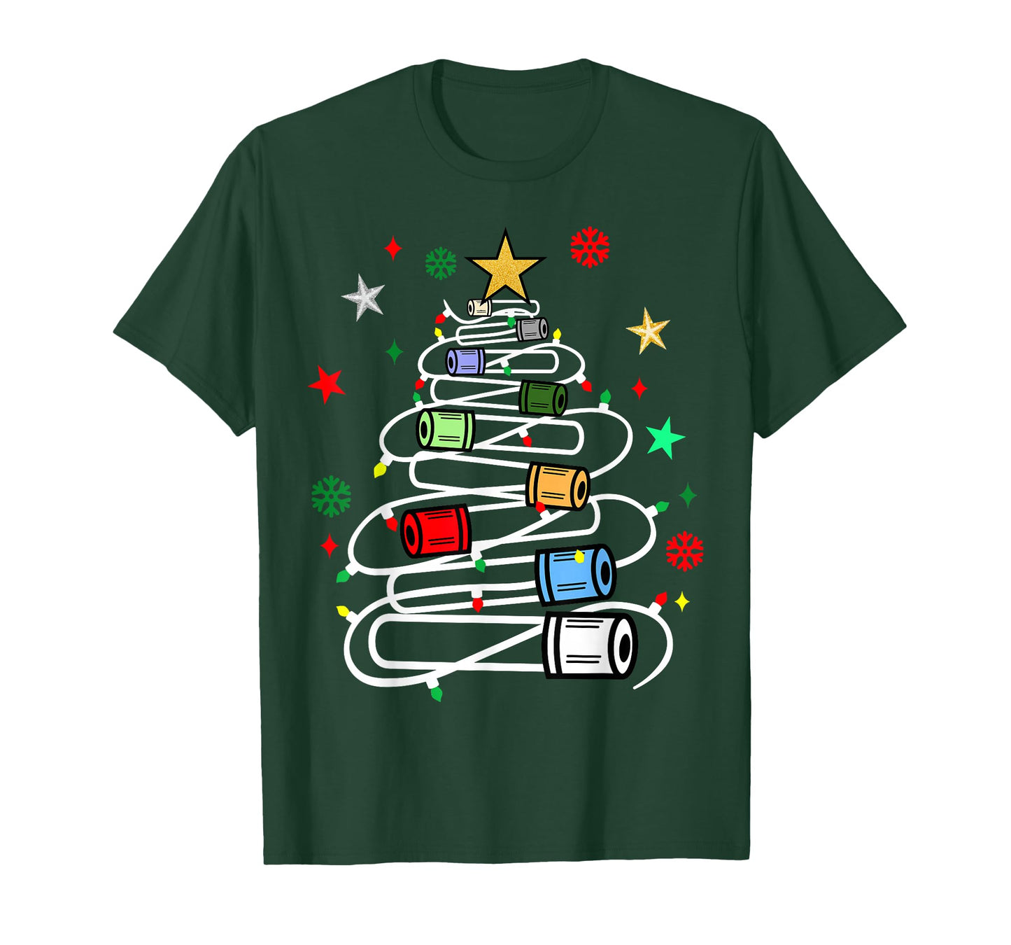 Phlebotomy Blood Tube Christmas Tree Phlebotomist Phleb Tech T-Shirt