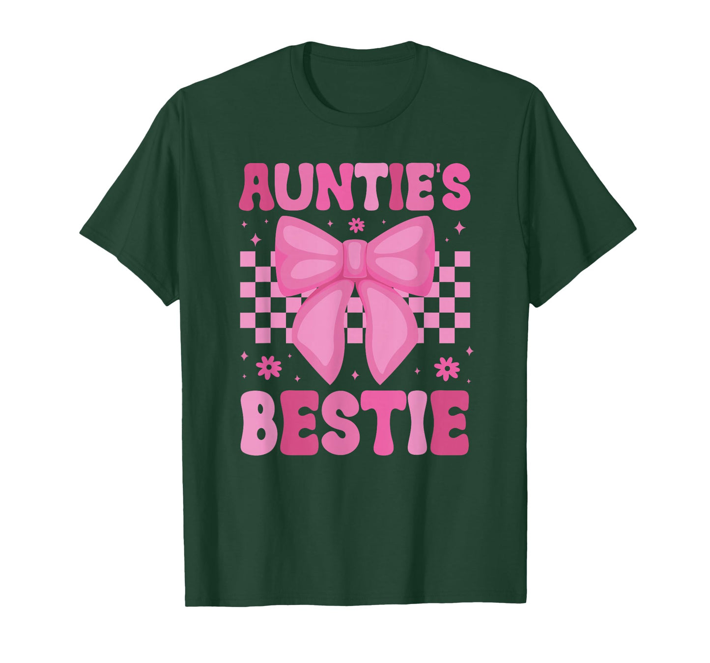 Auntie's Bestie Groovy from Aunt to Niece T-Shirt