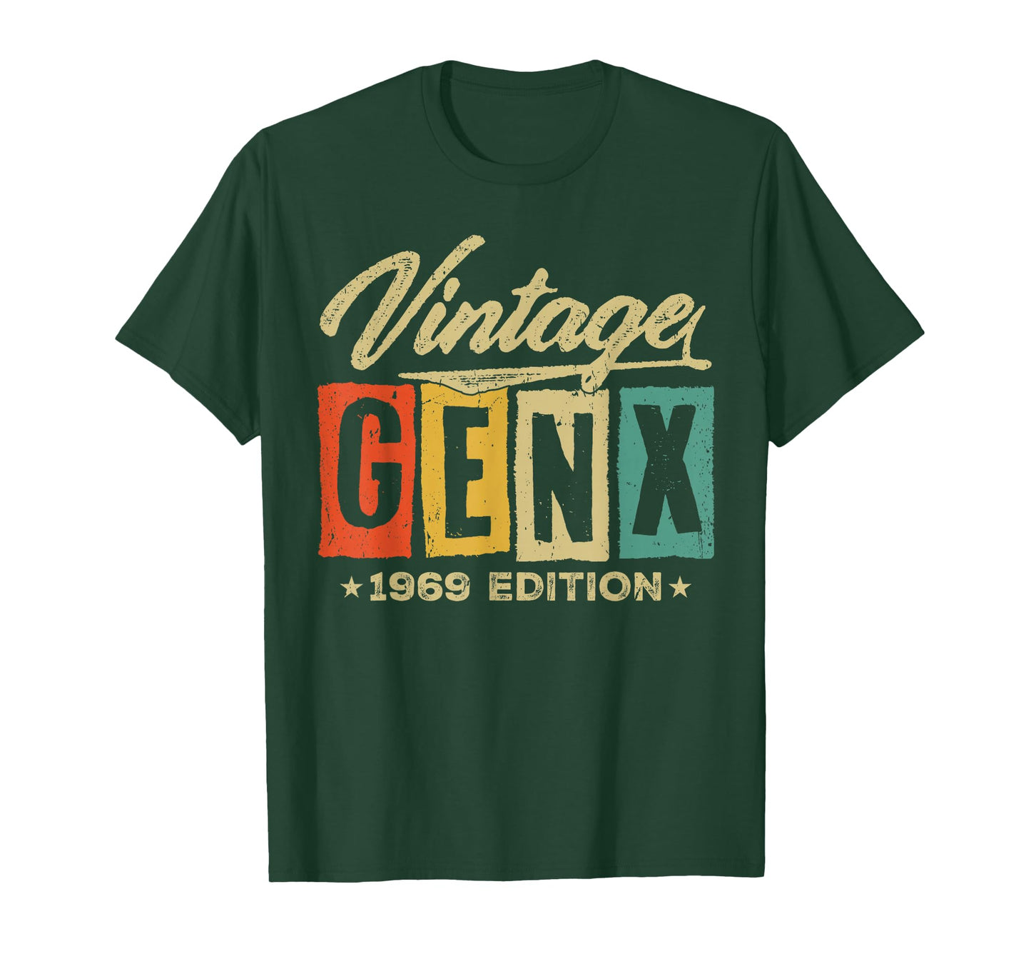 Retro Vintage Gen X 1969 Edition 57 Years Old 57th Birthday T-Shirt
