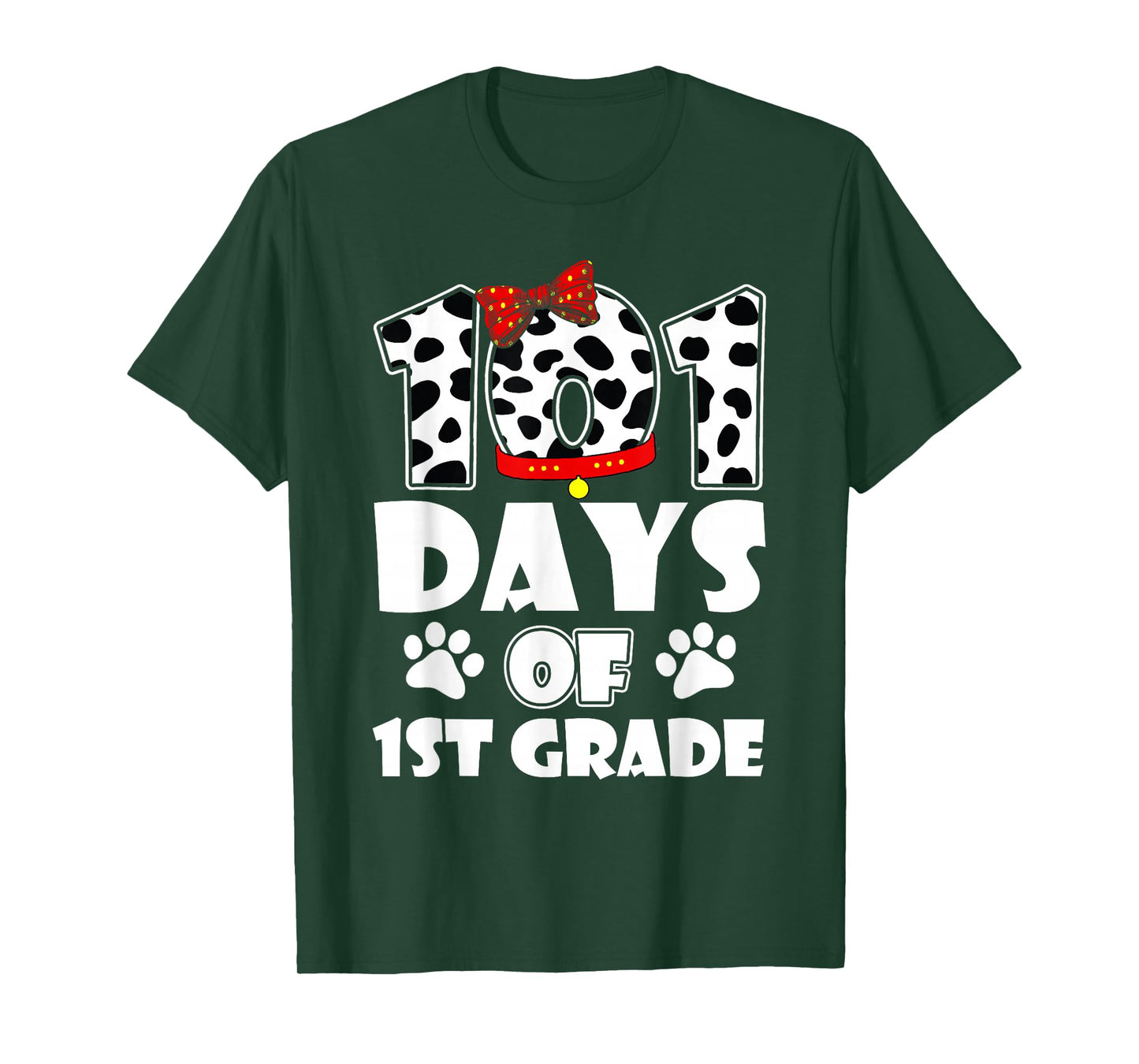 101 Days 1st Grade 100th Day Dog 100 Days School Students T-Shirt