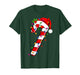Christmas Candy Cane Santa Xmas Kids Toddler Youth Women Men T-Shirt