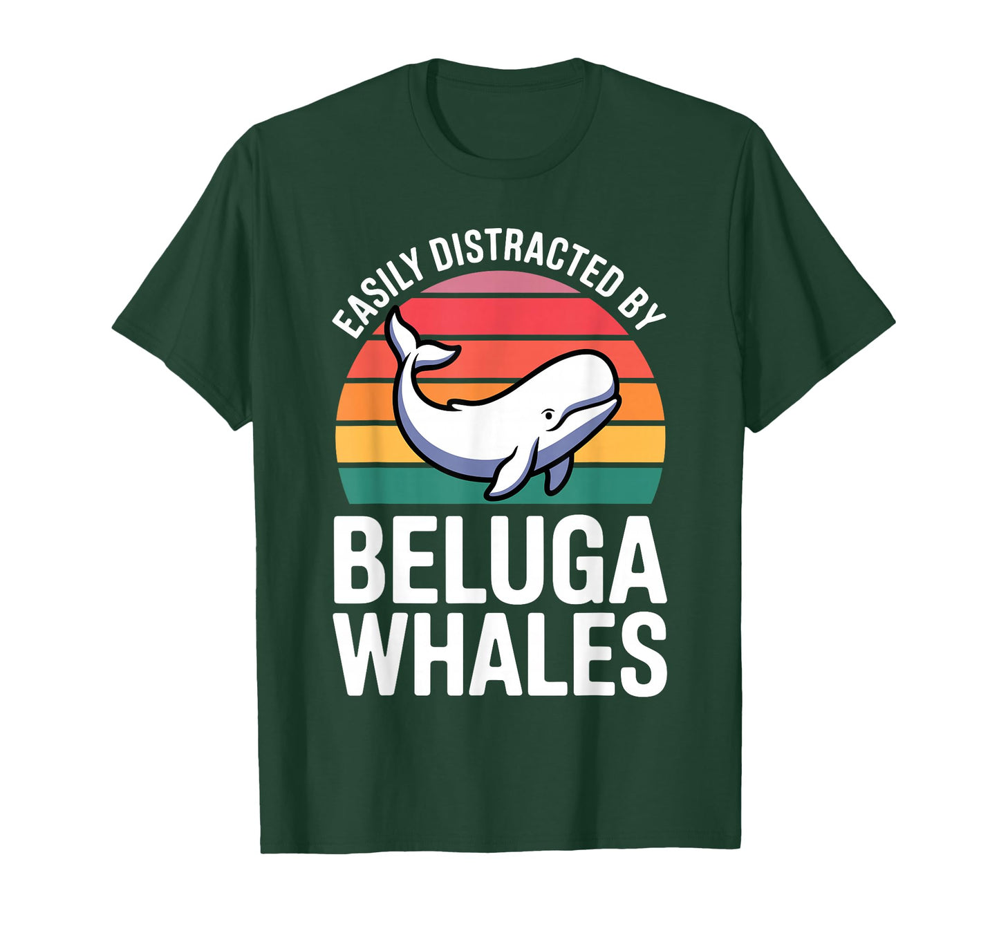 Funny Beluga Whale Design for Men Women Beluga Whale Lover T-Shirt