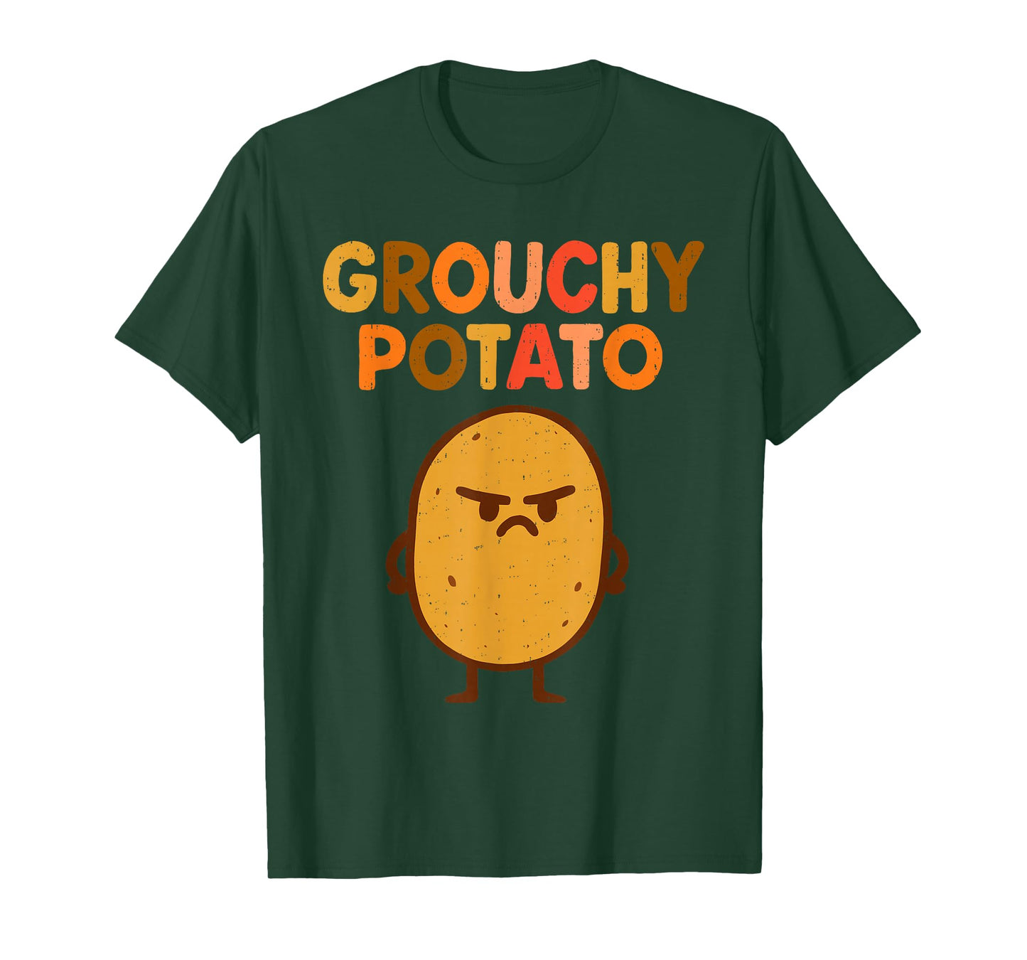 Funny Grouchy Potato Sweet Potato Couple Matching T-Shirt