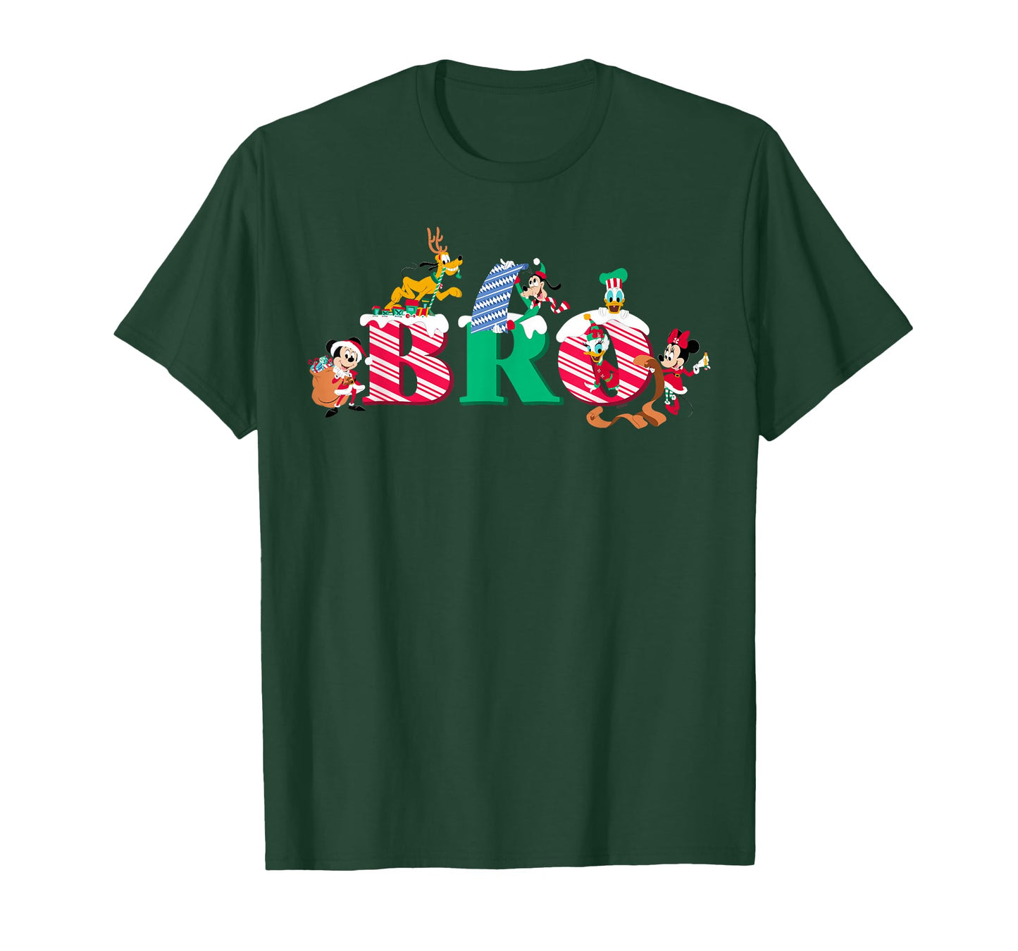 Disney Bro Candy Cane Holiday Christmas Family Trip Gift T-Shirt