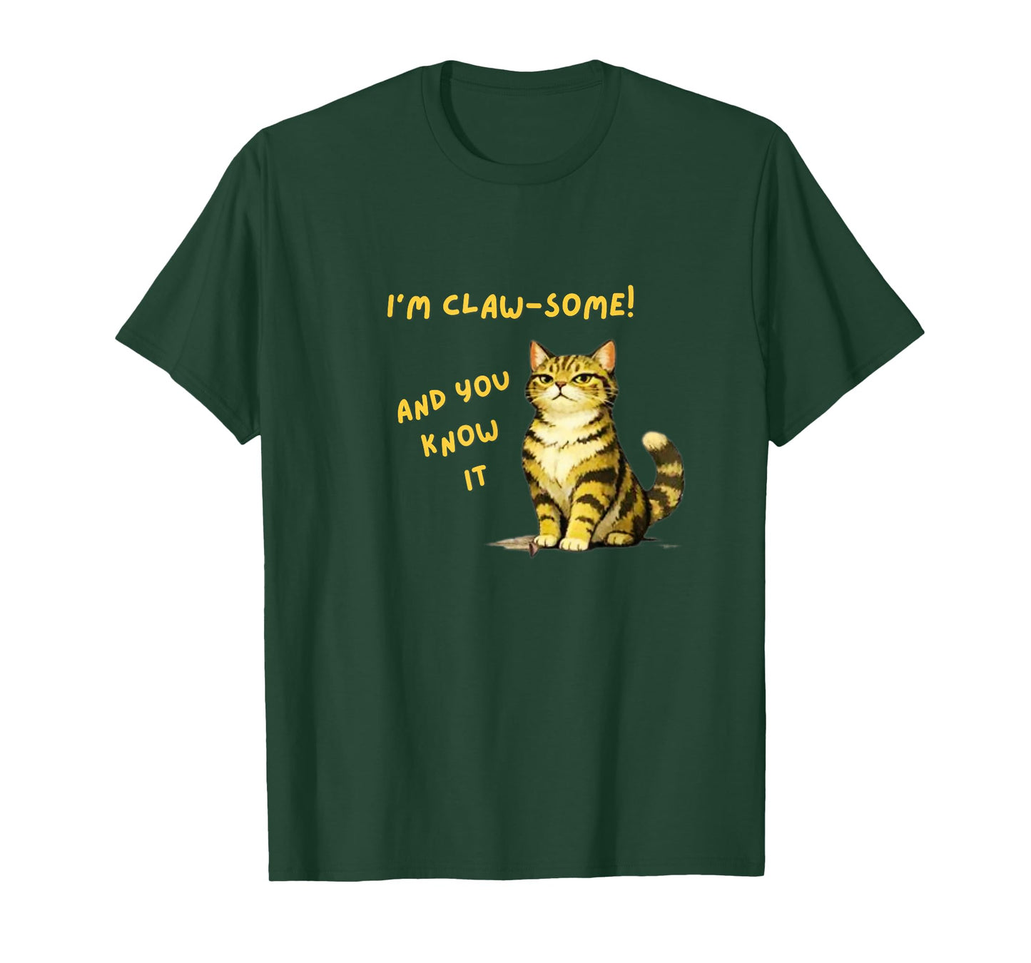 Funny Cat Fashion, Merchandise, Animal Lovers, Pet Owners T-Shirt