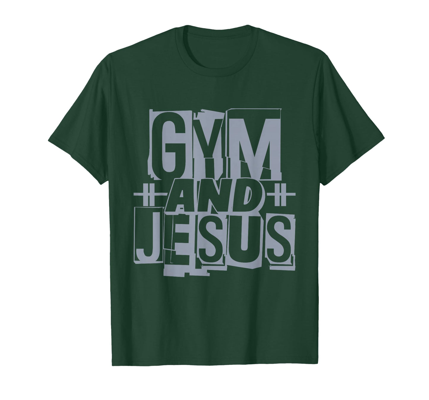 Lift Heavy Pray Hard with Cross Believers who Train T-Shirt