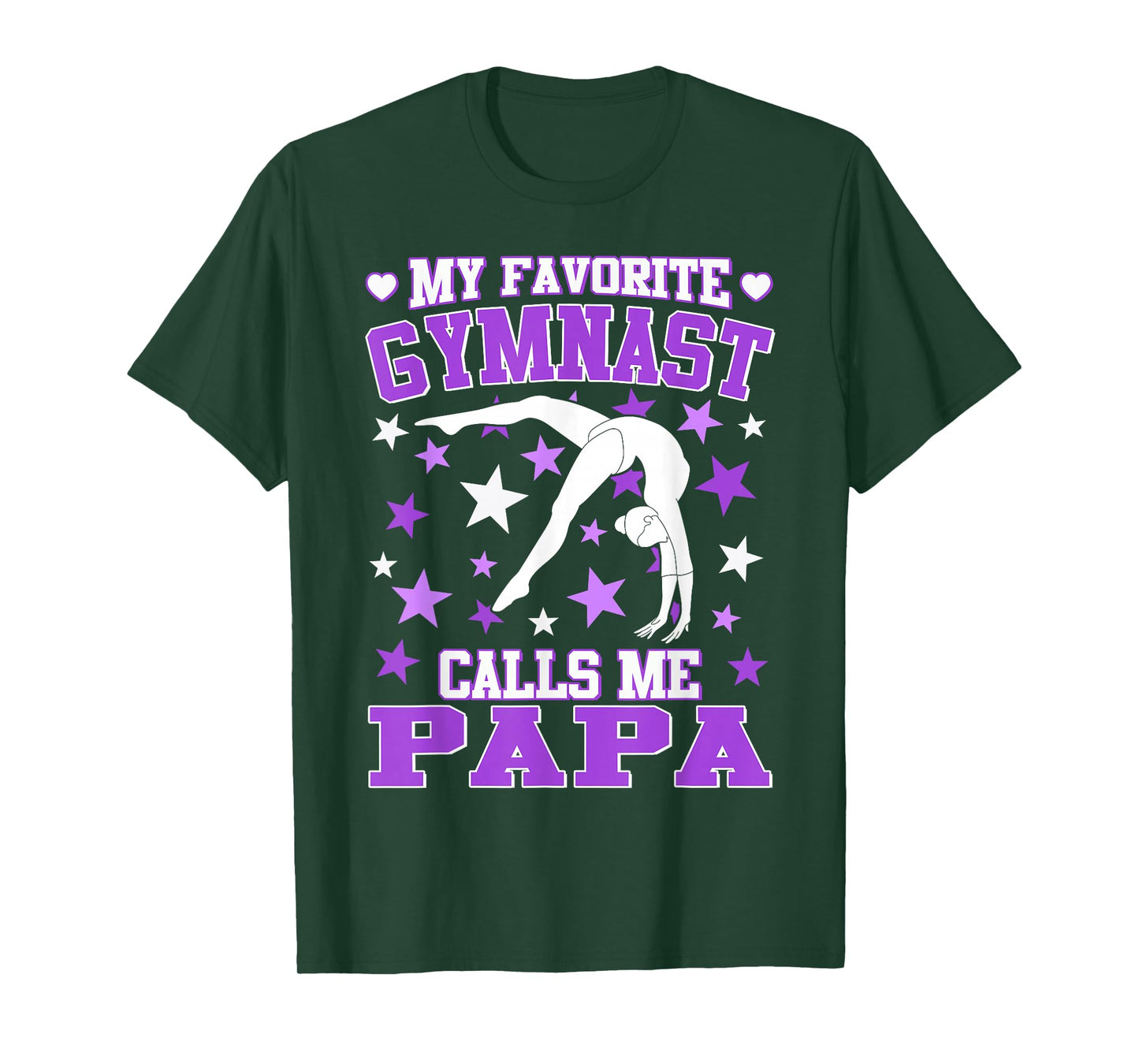 Gymnastics My Favorite Gymnast Calls me Papa T-Shirt