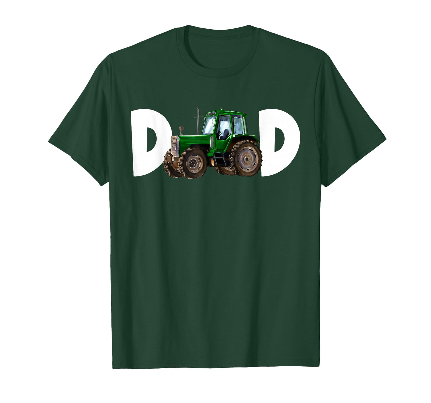 Dad Daddy of The Birthday Boy Kid Tractor Farmer Family T-Shirt