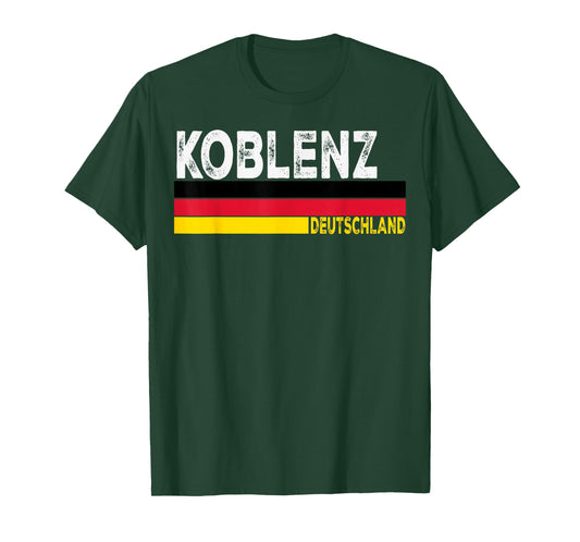 Koblenz Germany Retro Flag Vintage Travel Souvenir Design T-Shirt