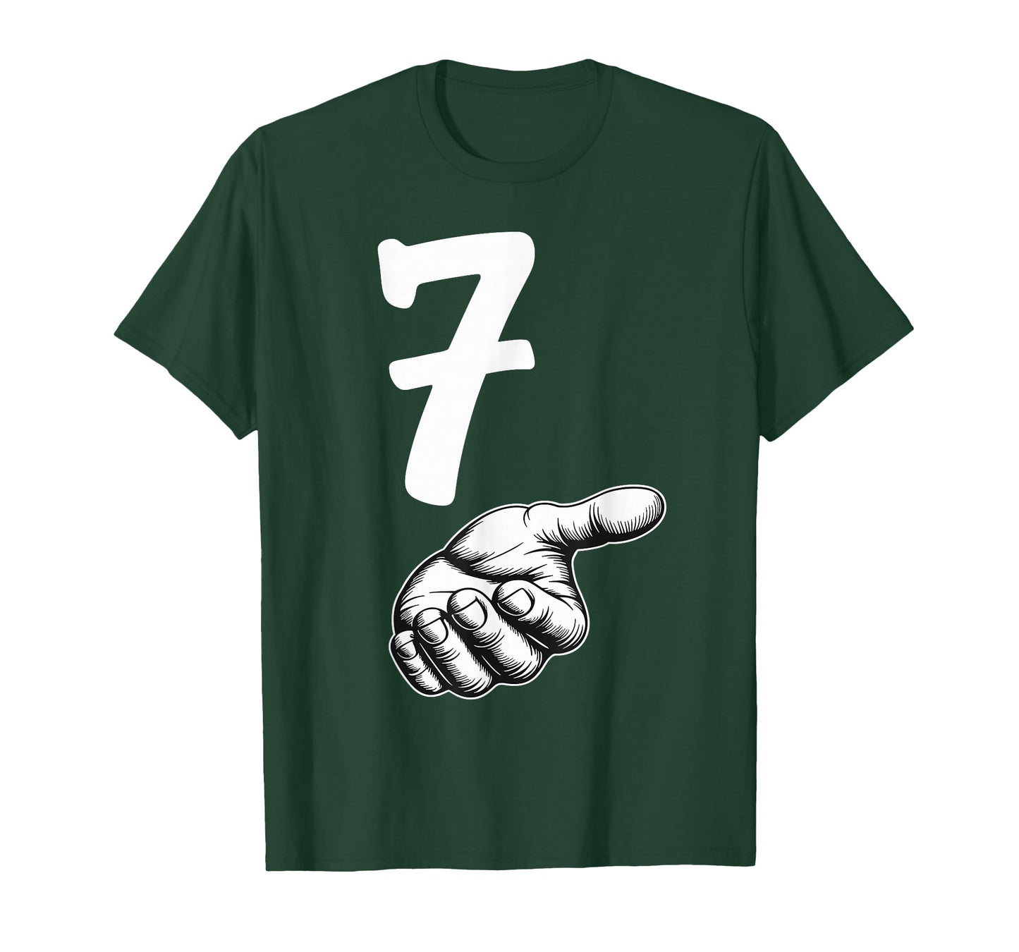Number 7 Matching Duo 67 Meme Gen Alpha Slang Halloween T-Shirt