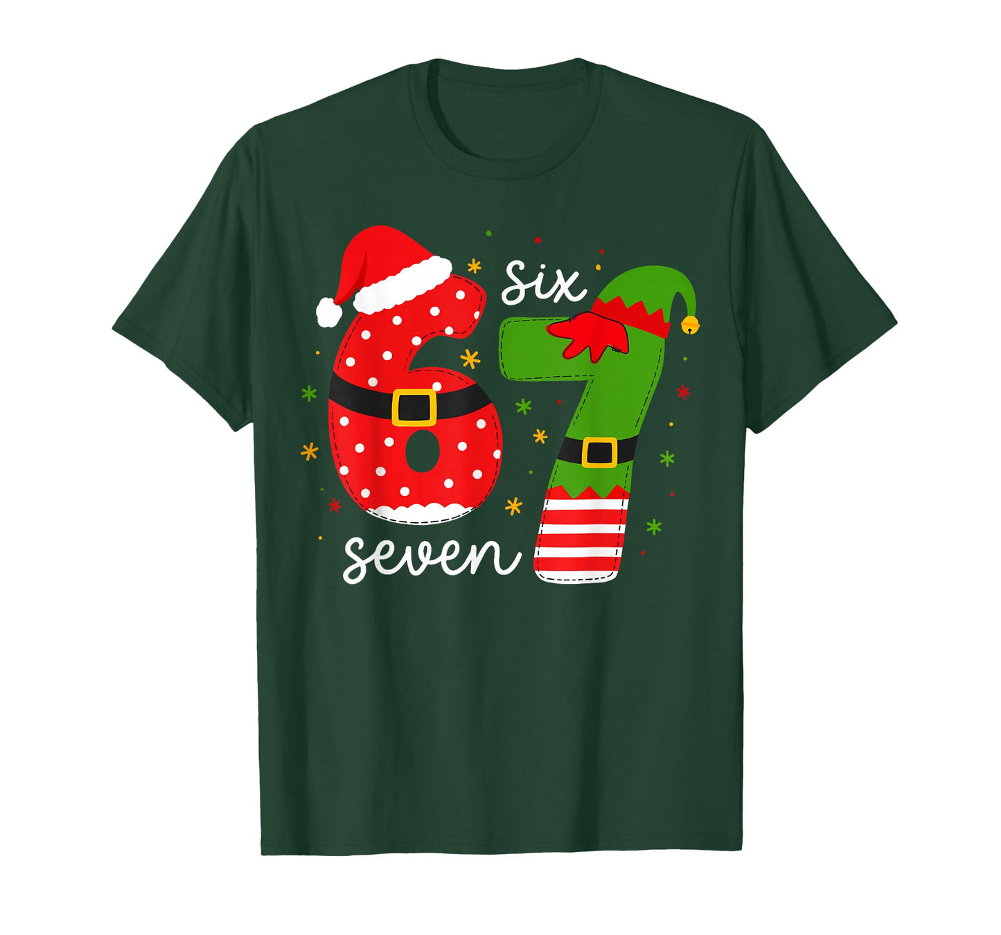 67 Meme Six Seven for Kids Women Men Boys Girls Christmas T-Shirt