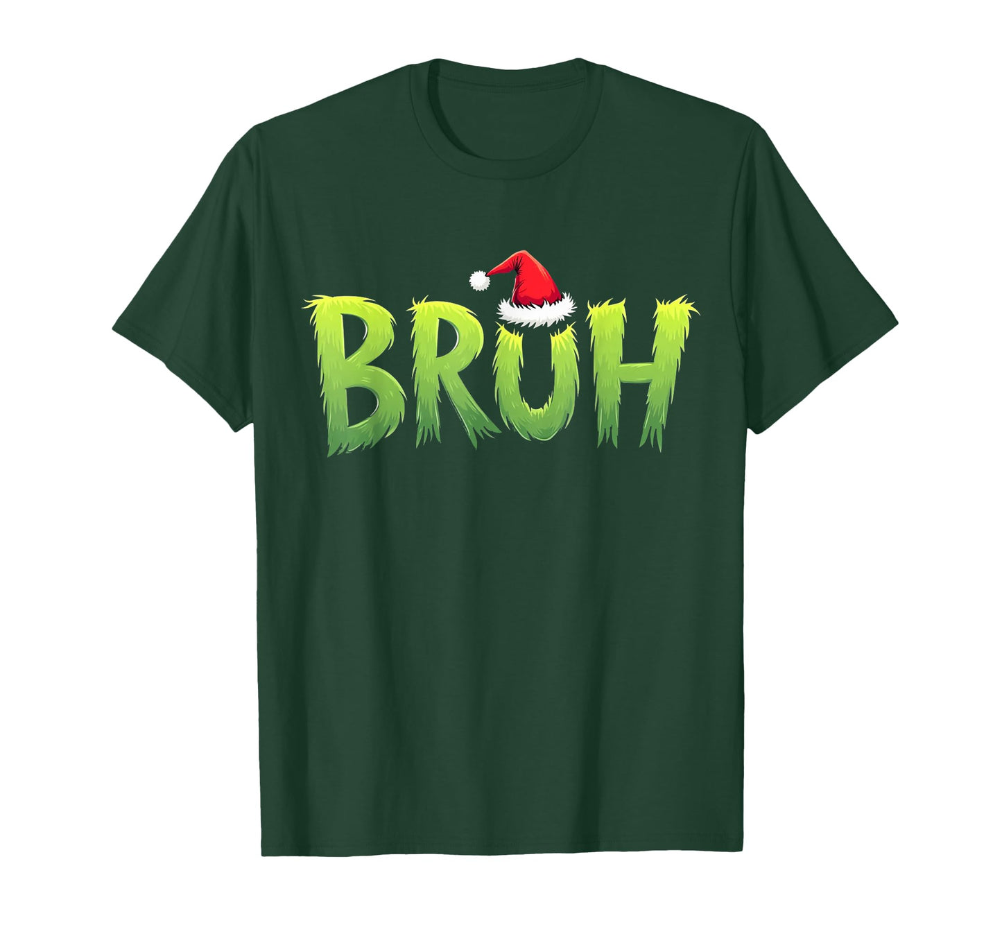 Bruh Christmas Kids Teens Boys Funny Christmas Humor Meme T-Shirt