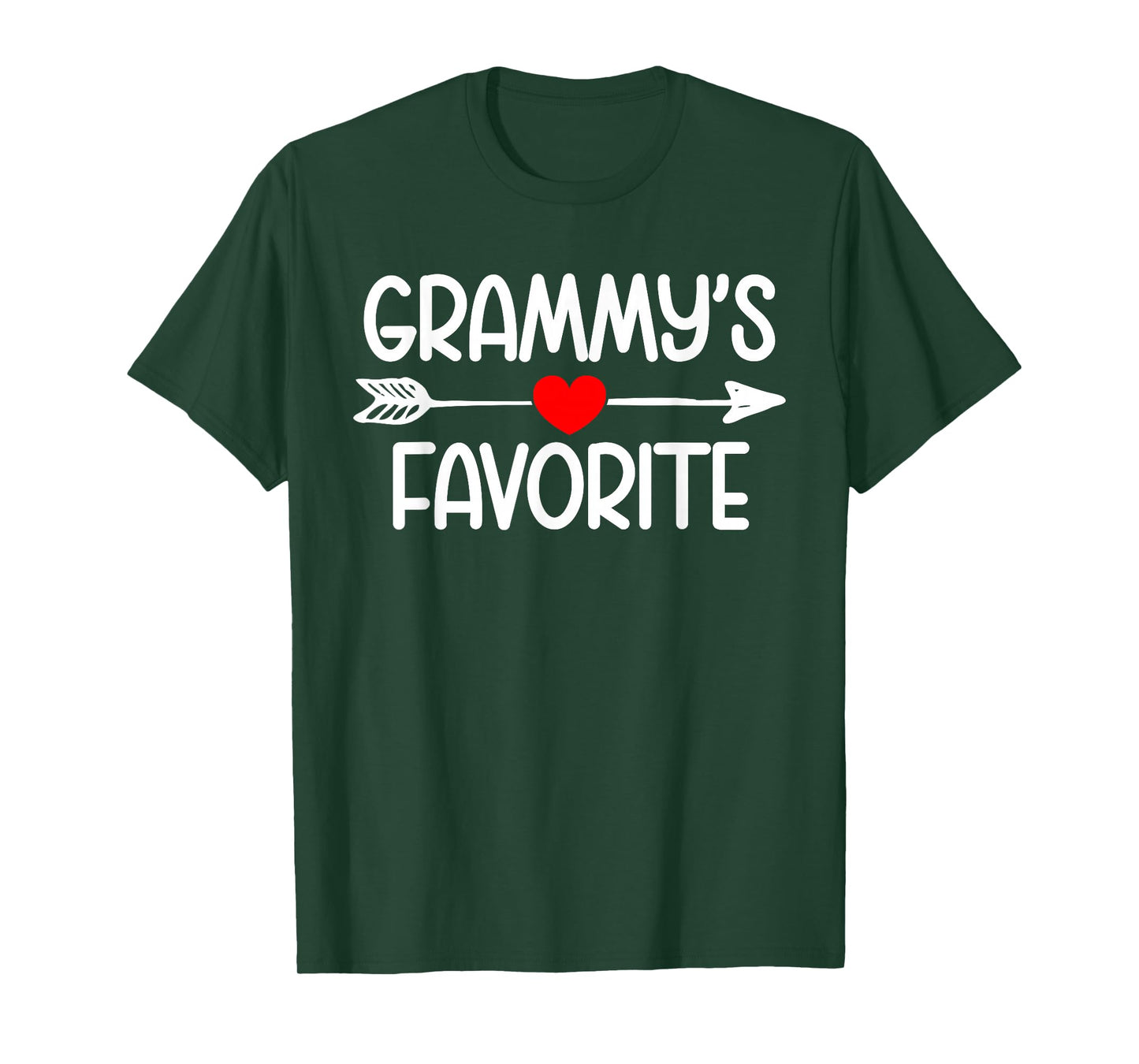 Grammy's Favorite Grandchild Youth Grandson Granddaughter T-Shirt
