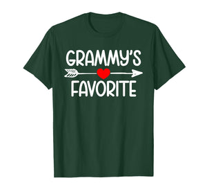Grammy's Favorite Grandchild Youth Grandson Granddaughter T-Shirt