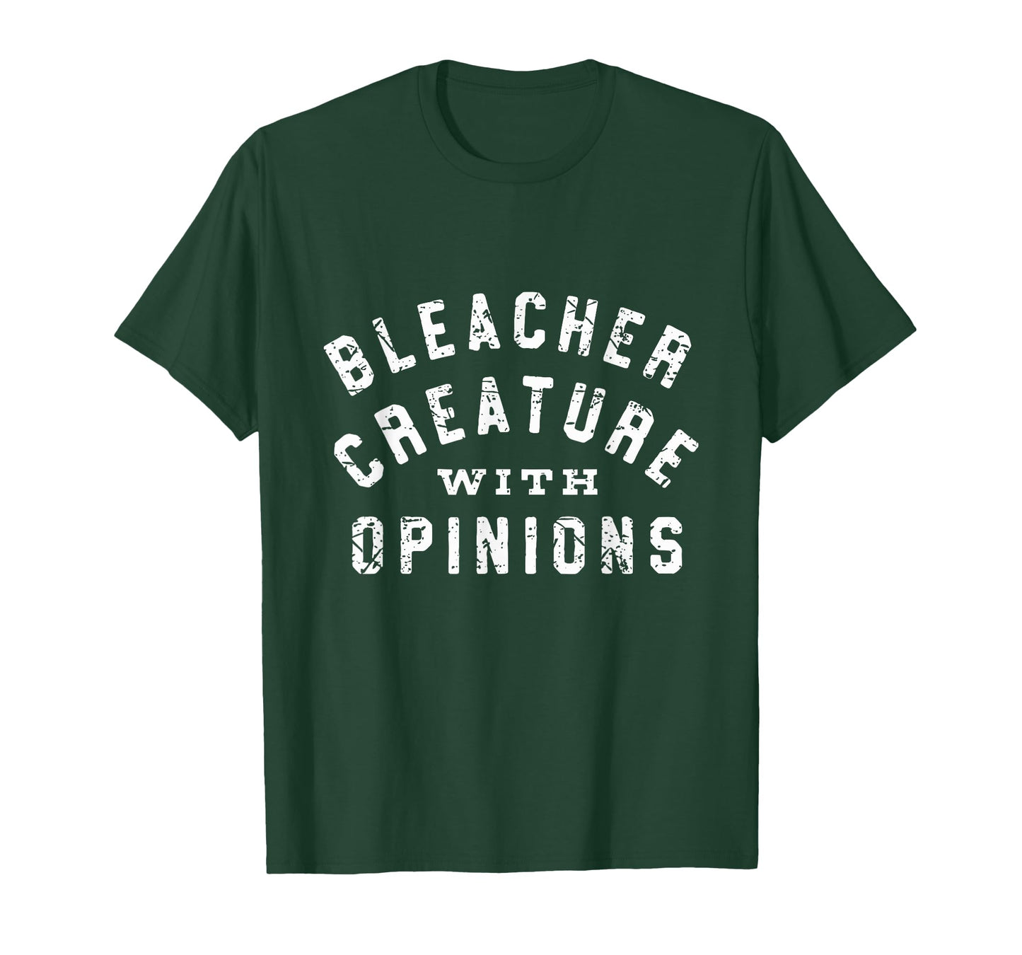 Bleacher Creature with Opinions Funny Basketball Mom Quote T-Shirt