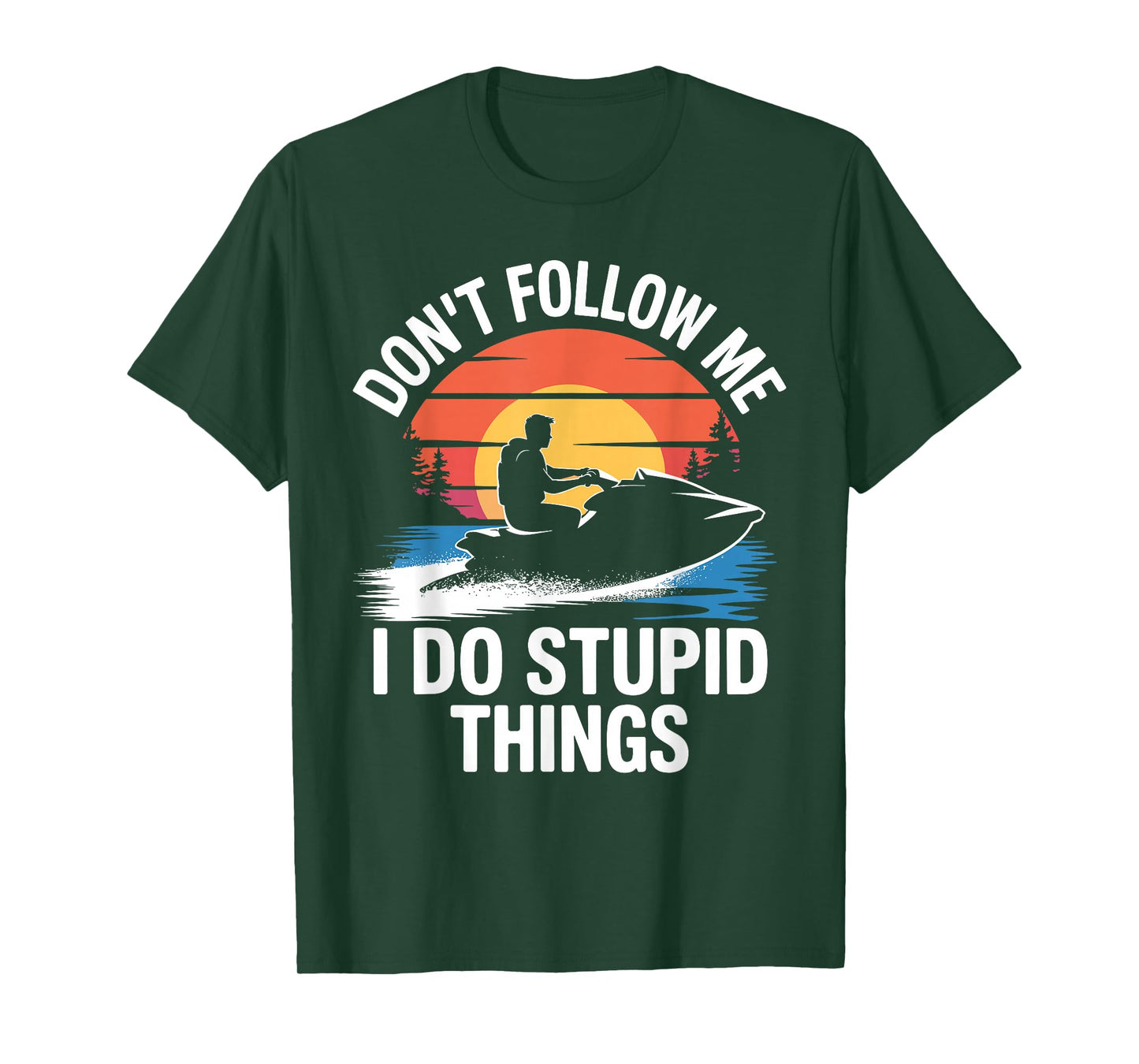 Funny Jet Ski Art for Men Women Jetski Driver Jet Ski Lover T-Shirt