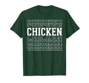 Chicken Funny Layered Text Pet Owner Farmer T-Shirt