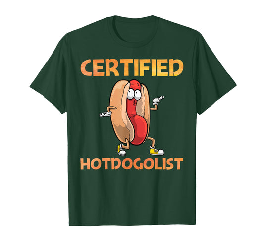 Cool Hotdog Outfit for Men Women Adult Hotdog Hot Dog Lover T-Shirt