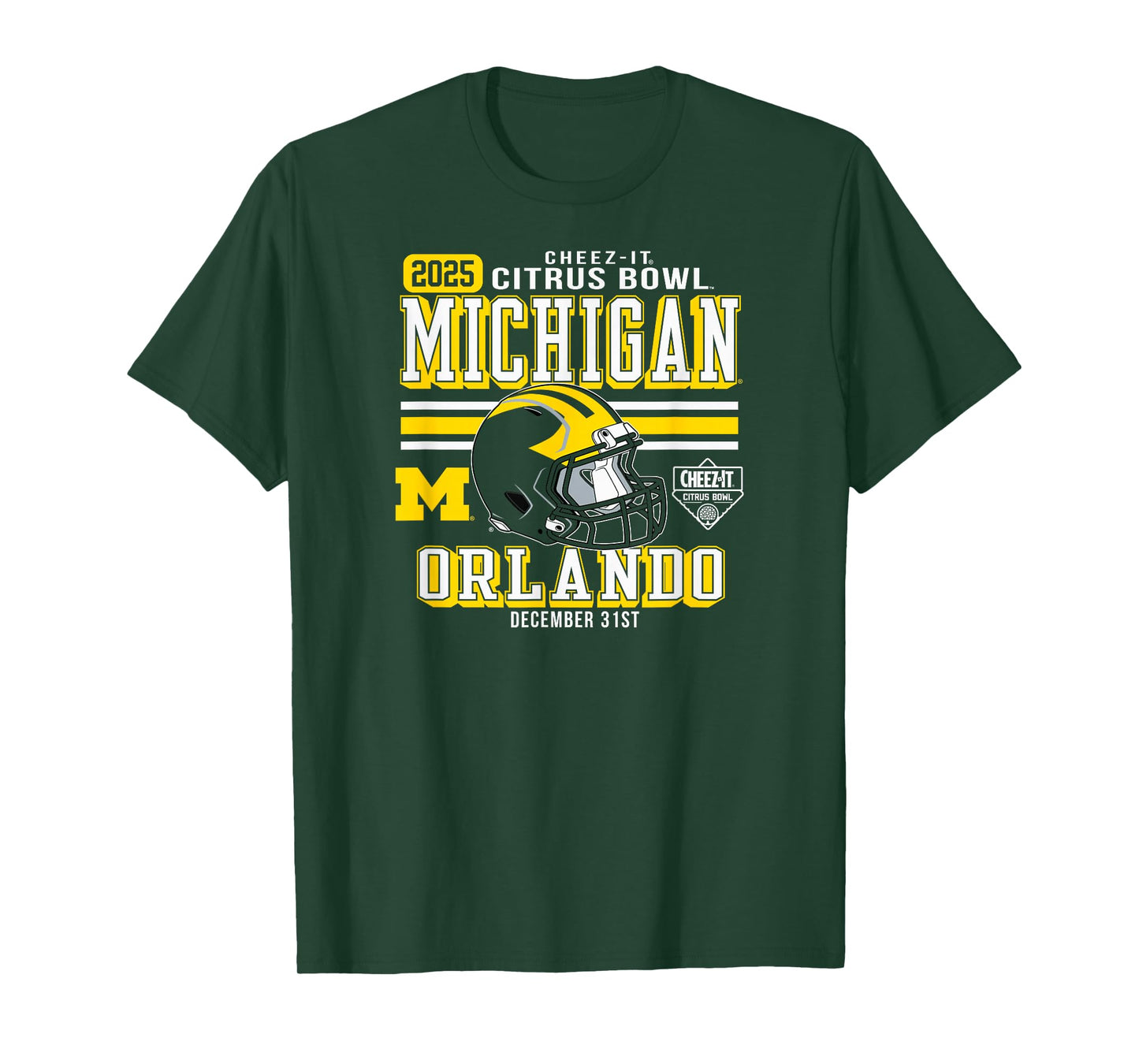 Michigan Wolverines Citrus Bowl 2025 Officially Licensed T-Shirt
