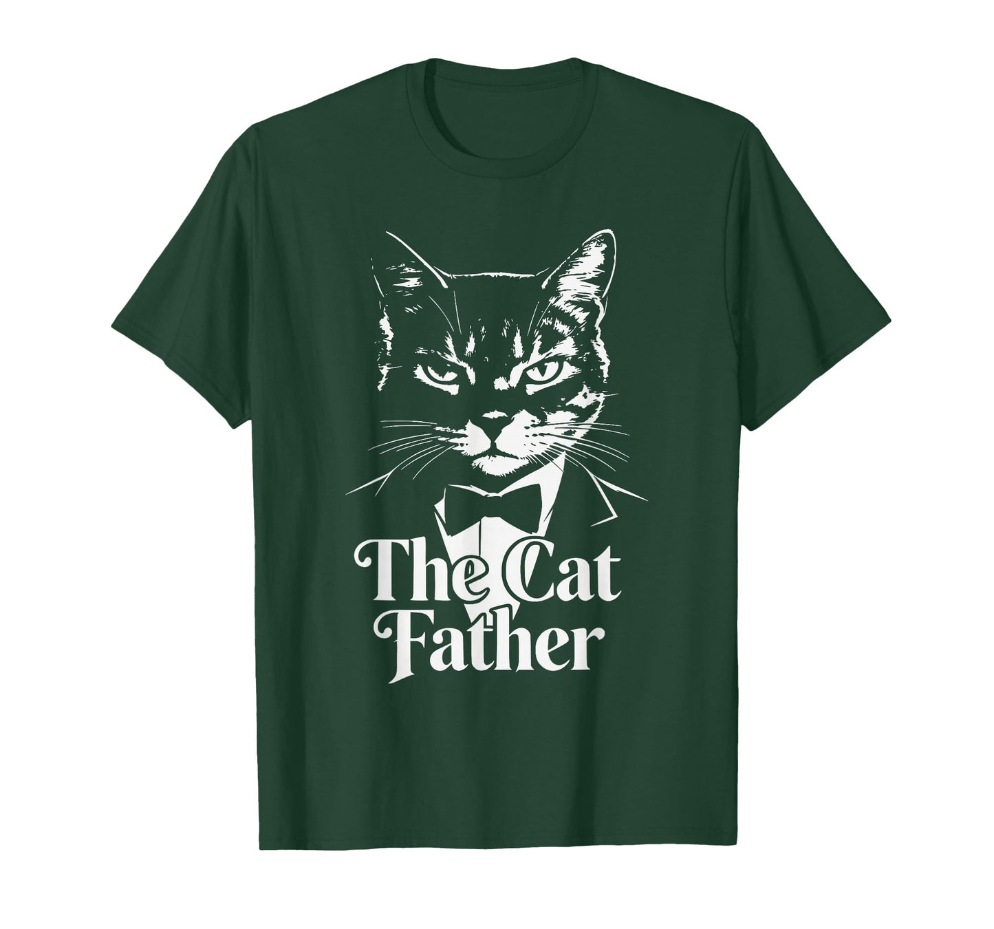 Cat Lover Gifts Funny The CatFather Mens Cat Dad T-Shirt