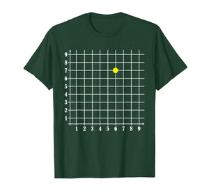 Coordinate (6,7) Funny Math Teacher 67 Math Lover Science T-Shirt