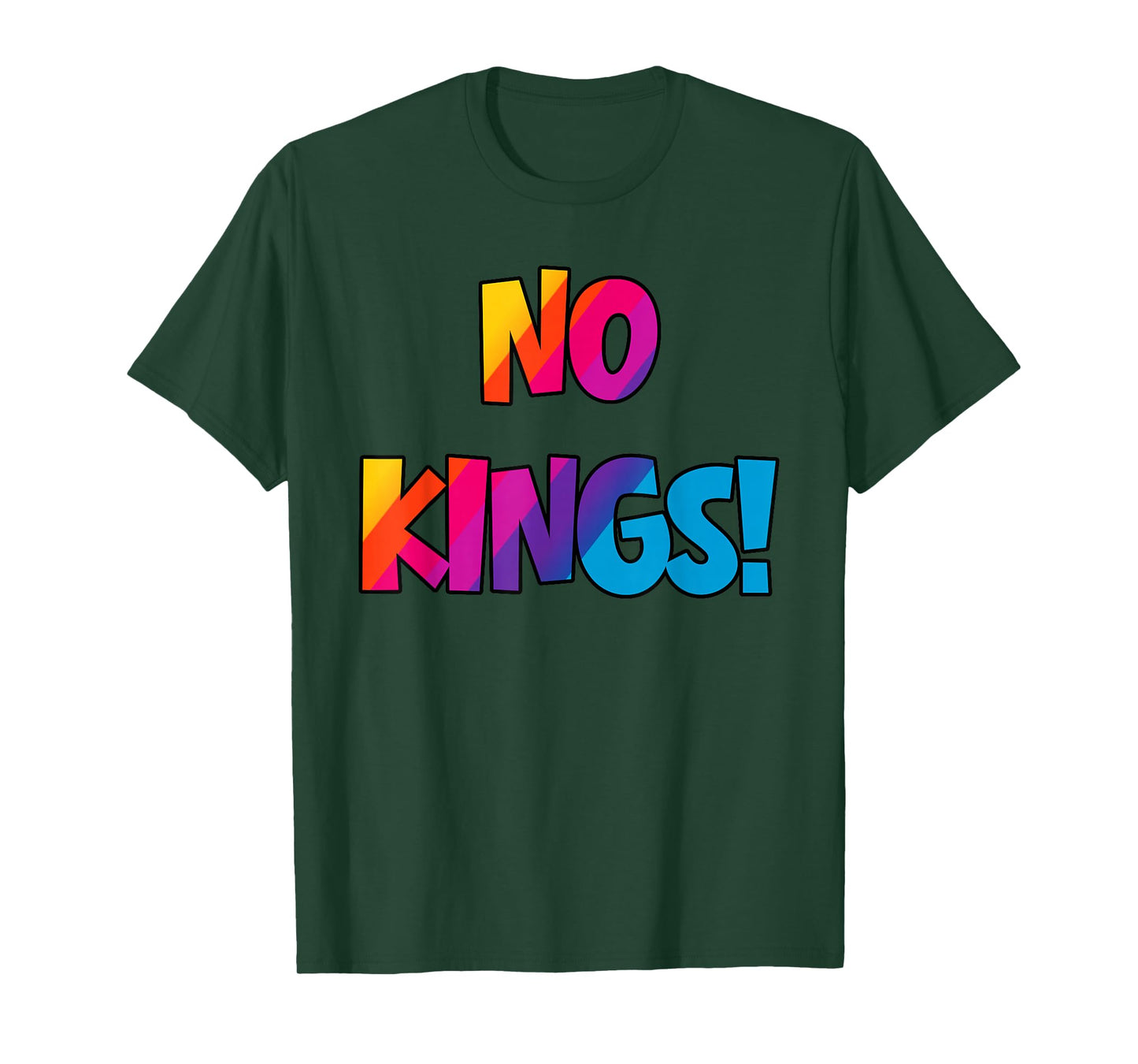 Bright and Colorful No Kings Oct 18 T-Shirt